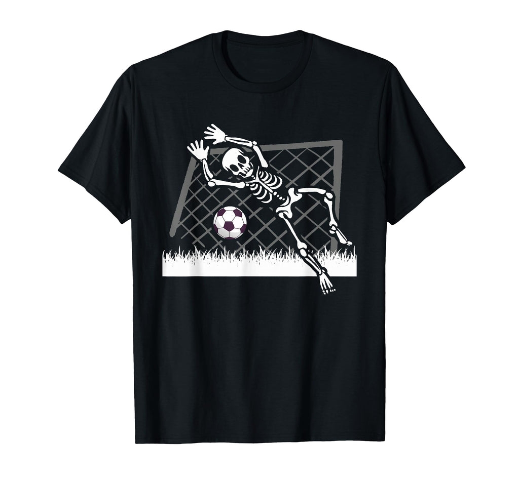 Skeleton Soccer Funny Halloween Party T-Shirt - Novelty Apparel Men Women - T-Shirt, Sweatshirt, Hoodie