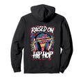 Raised Hip Hop Urban Dj Graffiti Old Hoodie - Casual Everyday Wear Unisex - T-Shirt, Sweatshirt, Hoodie