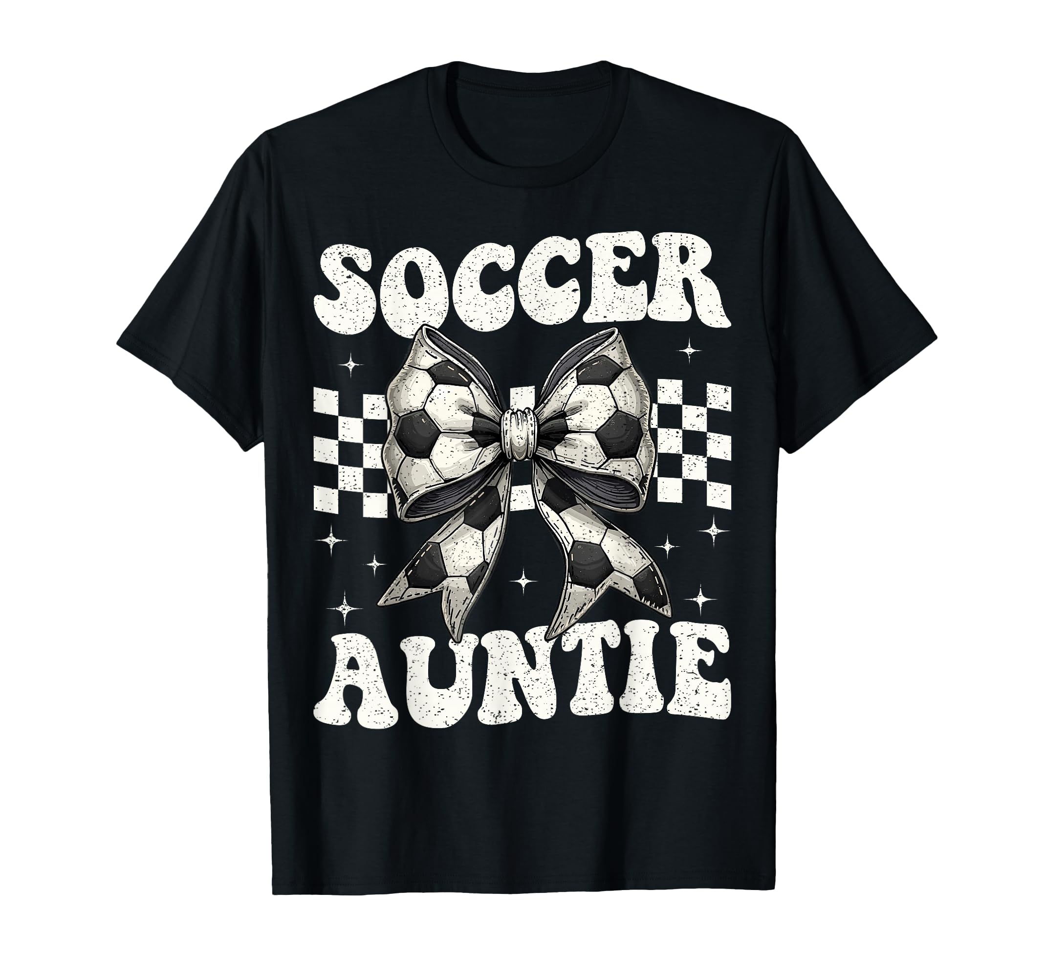 Soccer Auntie Funny Coquette Bow T-Shirt - Novelty Apparel Men Women - T-Shirt, Sweatshirt, Hoodie