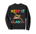 Keep It 80S 90S Pencil Cassette Sweatshirt - Casual Everyday Wear Unisex - T-Shirt, Sweatshirt, Hoodie