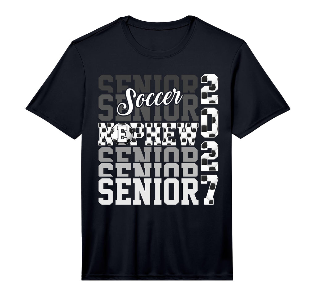 Senior 2027 Soccer Nephew Proud T-Shirt - Streetwear Style for Adults - T-Shirt, Sweatshirt, Hoodie