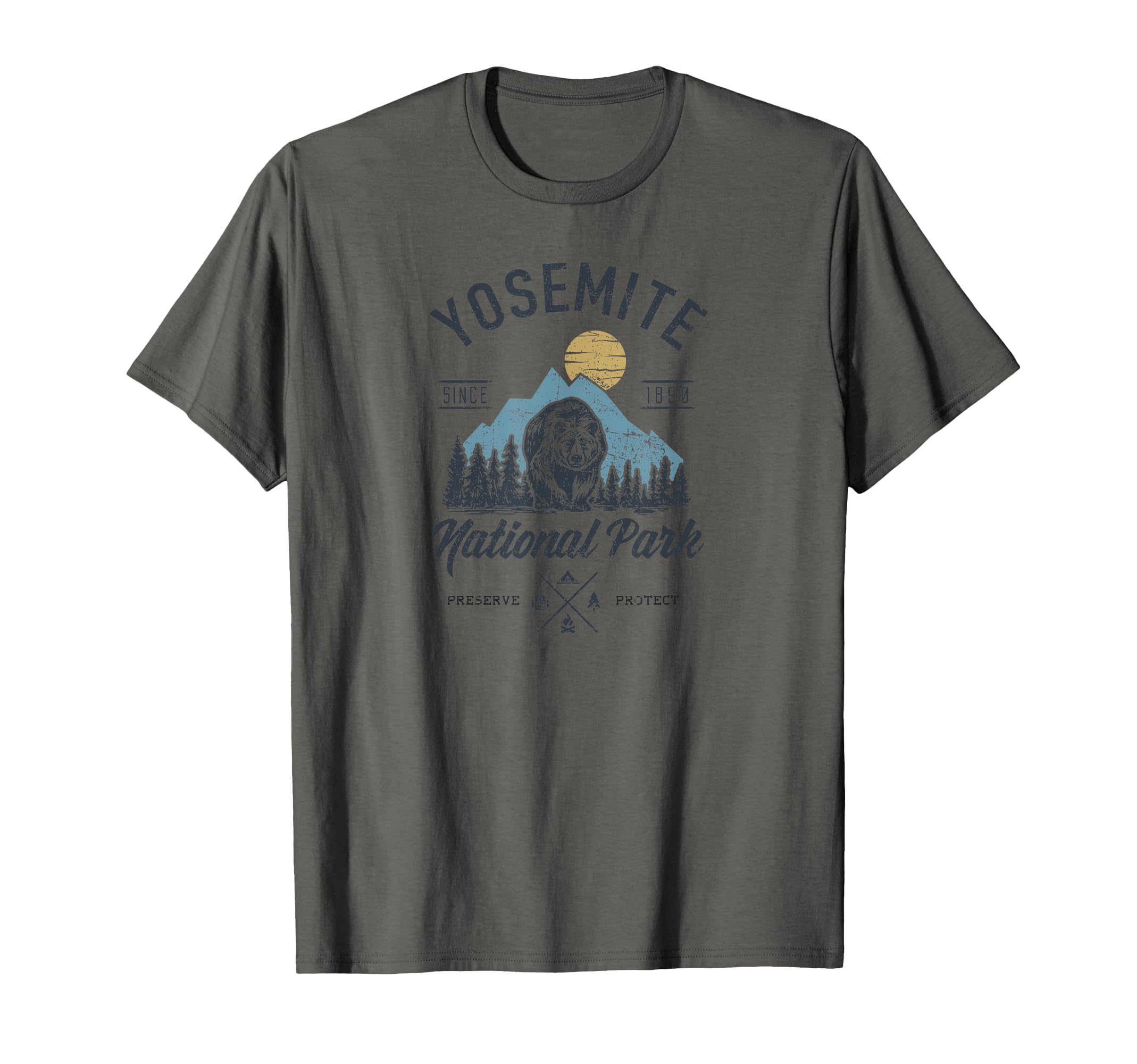 Yosemite National Park Mountains Nature T-Shirt - Graphic Print Men Women - T-Shirt, Sweatshirt, Hoodie