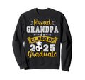 Proud Grandpa Class 2025 Graduate Sweatshirt - Novelty Apparel for Adults - T-Shirt, Sweatshirt, Hoodie