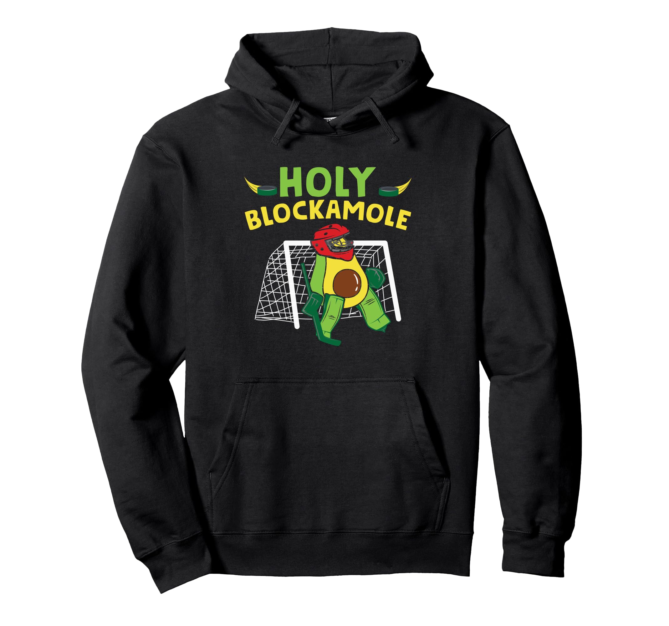 Ice Hockey Goalie Goalkeeper Avocado Hoodie - Streetwear Style Unisex - T-Shirt, Sweatshirt, Hoodie