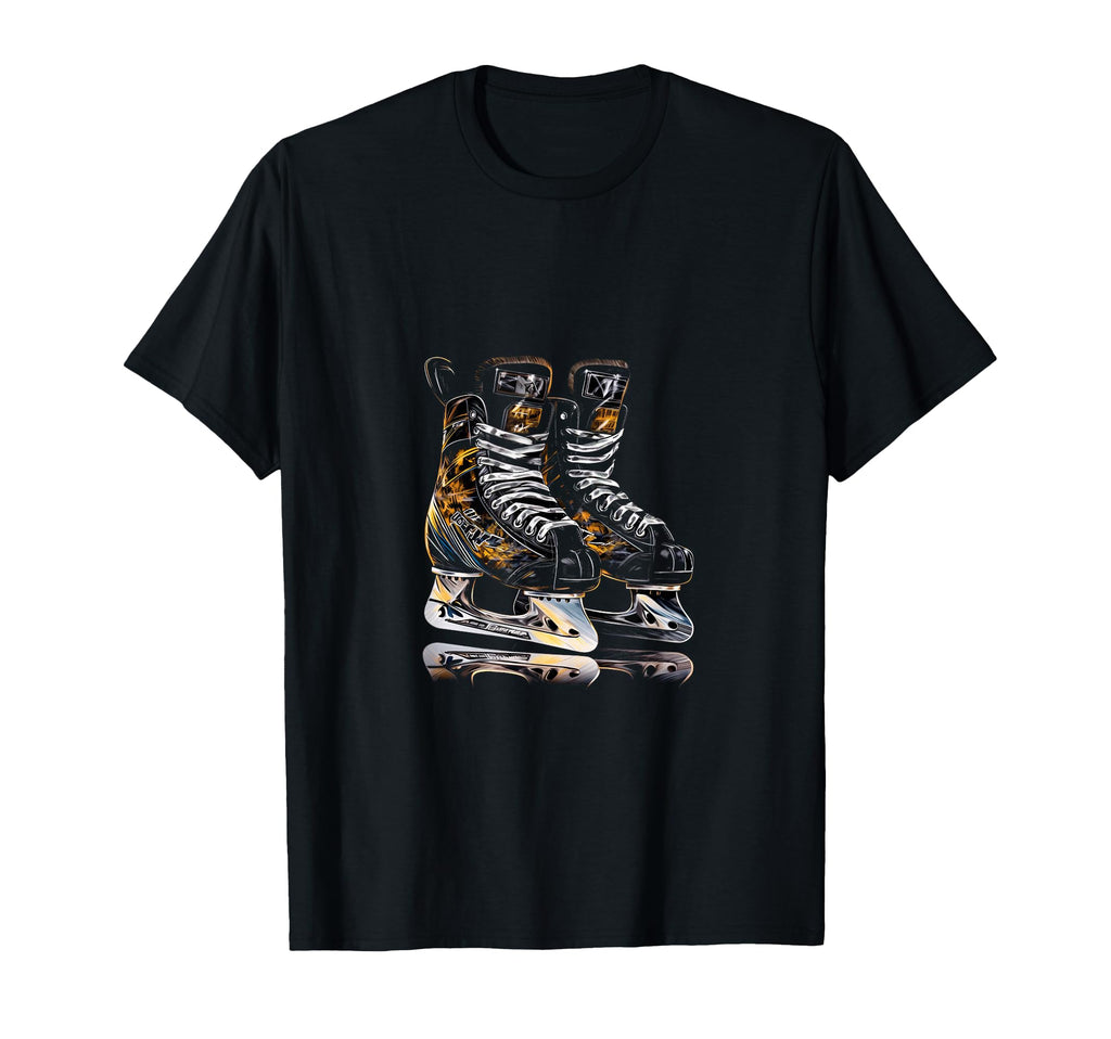 Ice Hockey Skates Ice Hockey T-Shirt - Casual Everyday Wear for Adults - T-Shirt, Sweatshirt, Hoodie