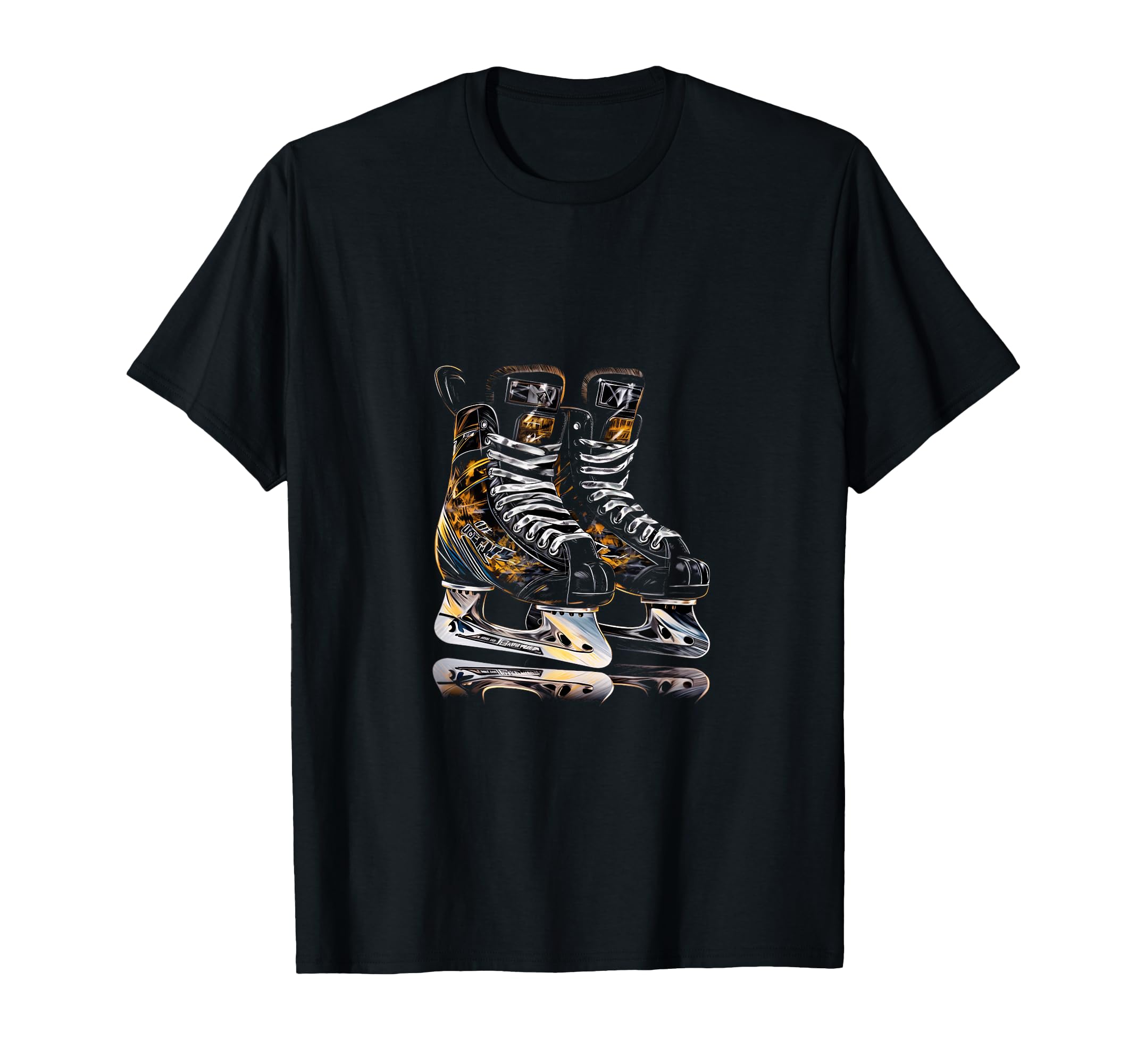 Ice Hockey Skates Ice Hockey T-Shirt - Casual Everyday Wear for Adults - T-Shirt, Sweatshirt, Hoodie
