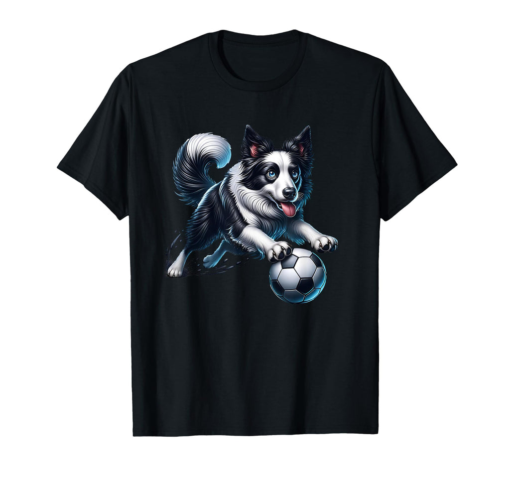 Border Collie Soccer Champion Fan Pet T-Shirt - Graphic Print for Adults - T-Shirt, Sweatshirt, Hoodie