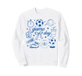 Preppy Game Day Soccer Mom Streetwear Sweatshirt - Minimalist Print Unisex - T-Shirt, Sweatshirt, Hoodie
