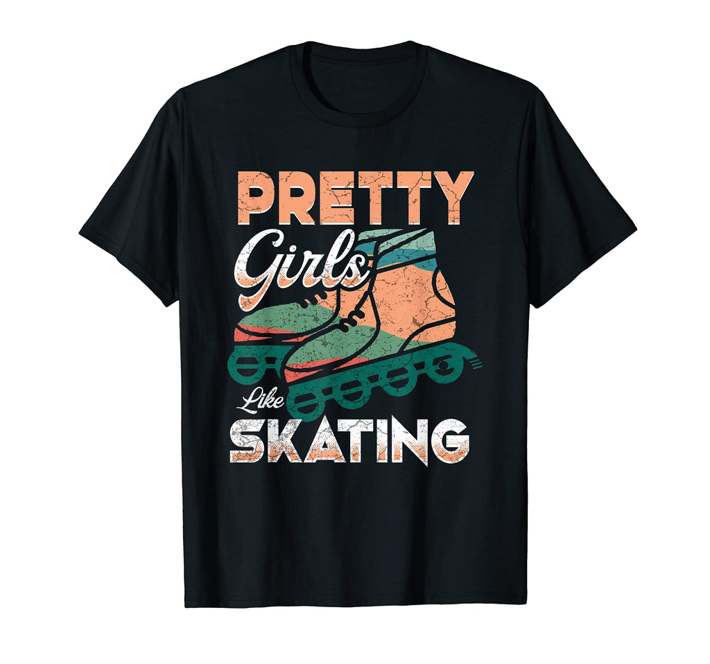Pretty Like Skating Roller Skating T-Shirt - Custom Art Print for Adults - T-Shirt, Sweatshirt, Hoodie