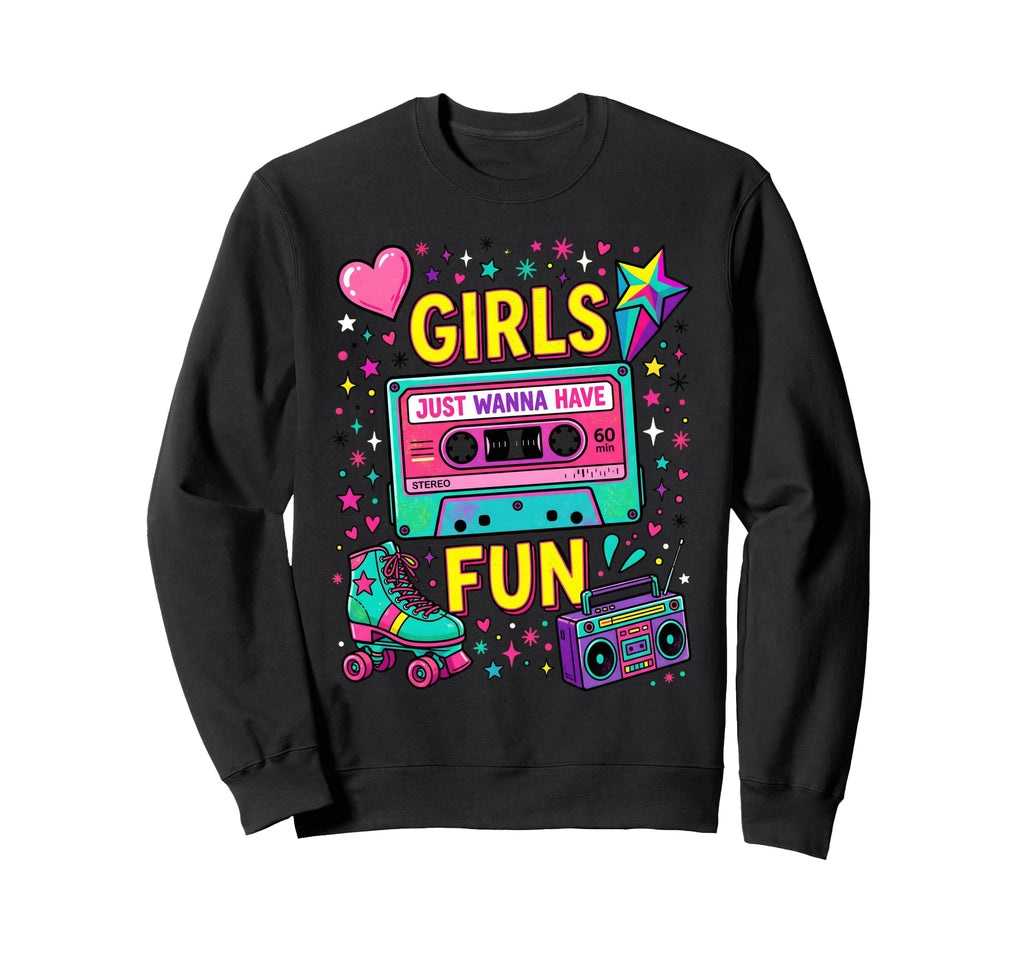 Vibrant 80S Cassette Tape And Sweatshirt - Unique Graphic for Adults - T-Shirt, Sweatshirt, Hoodie