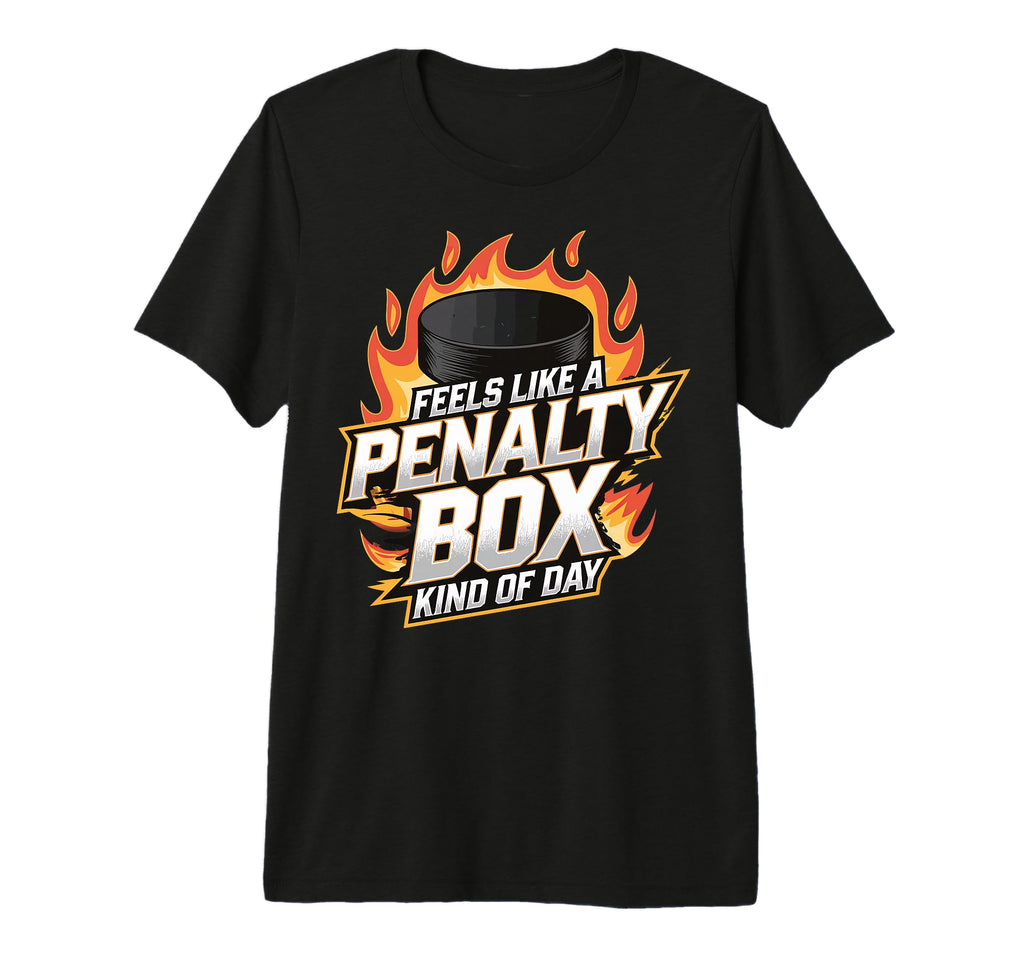 Feels Like Penalty Box Kind Day Tri T-Shirt - Minimalist Print for Adults - T-Shirt, Sweatshirt, Hoodie