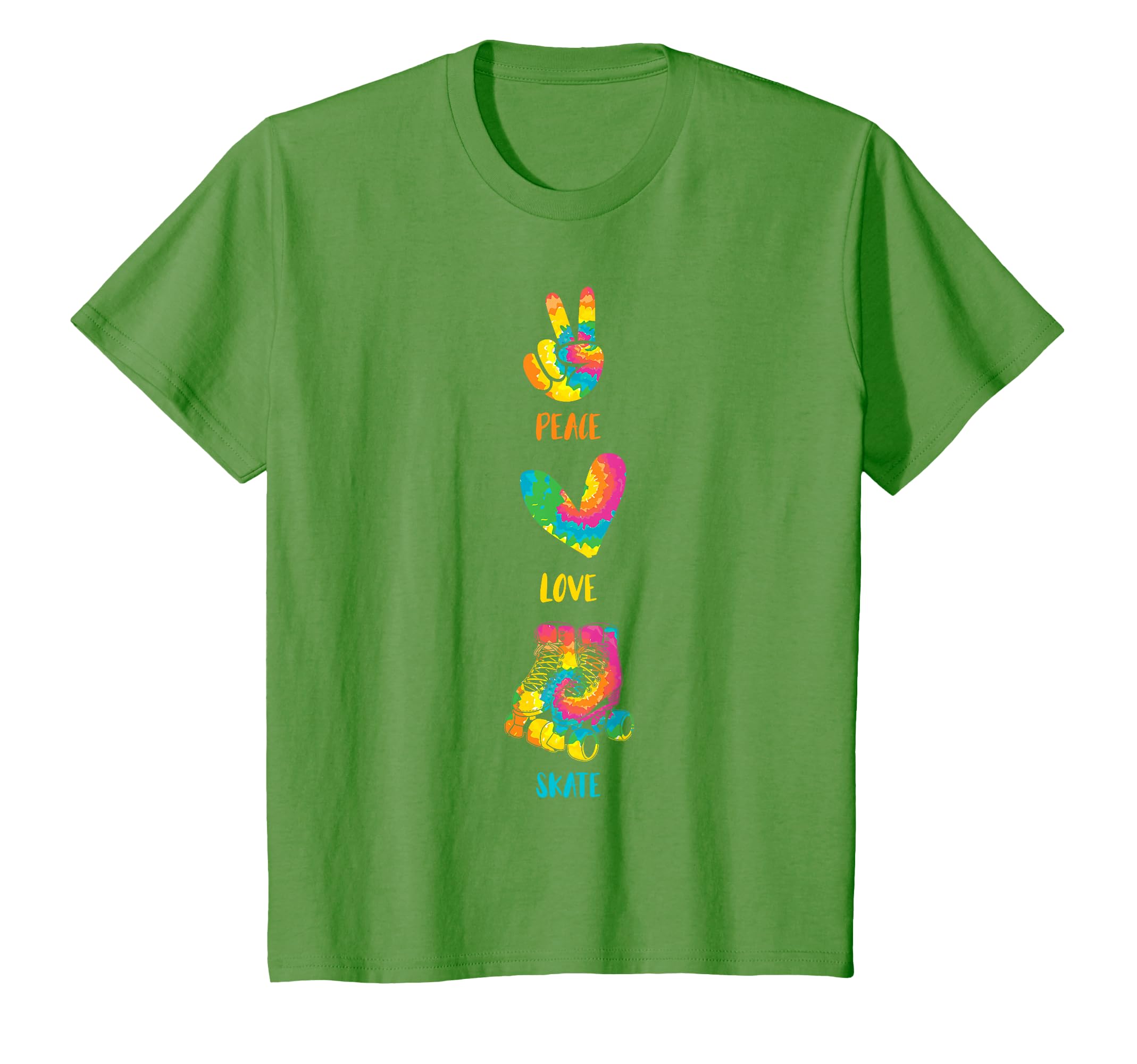 Roller Skating Funny Peace Love Roller T-Shirt - Fun Novelty Design Unisex - T-Shirt, Sweatshirt, Hoodie