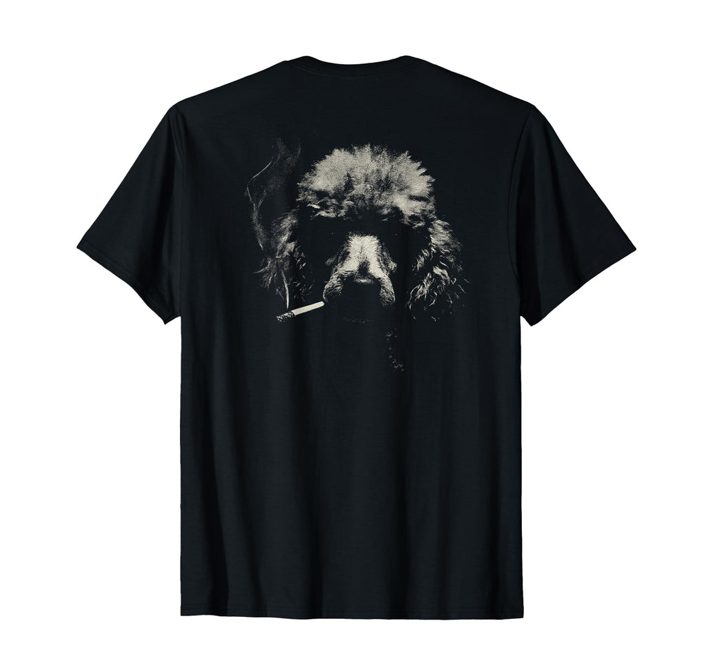 Poodle Smoking Cigarette Grunge Meme 90S T-Shirt - Trendy Graphic Unisex - T-Shirt, Sweatshirt, Hoodie