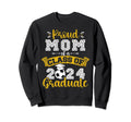 Proud Mom Class 2024 Graduate Soccer Sweatshirt - Graphic Print Men Women - T-Shirt, Sweatshirt, Hoodie