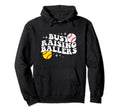 Busy Raising Ballers Softball Baseball Hoodie - Trendy Graphic for Adults - T-Shirt, Sweatshirt, Hoodie