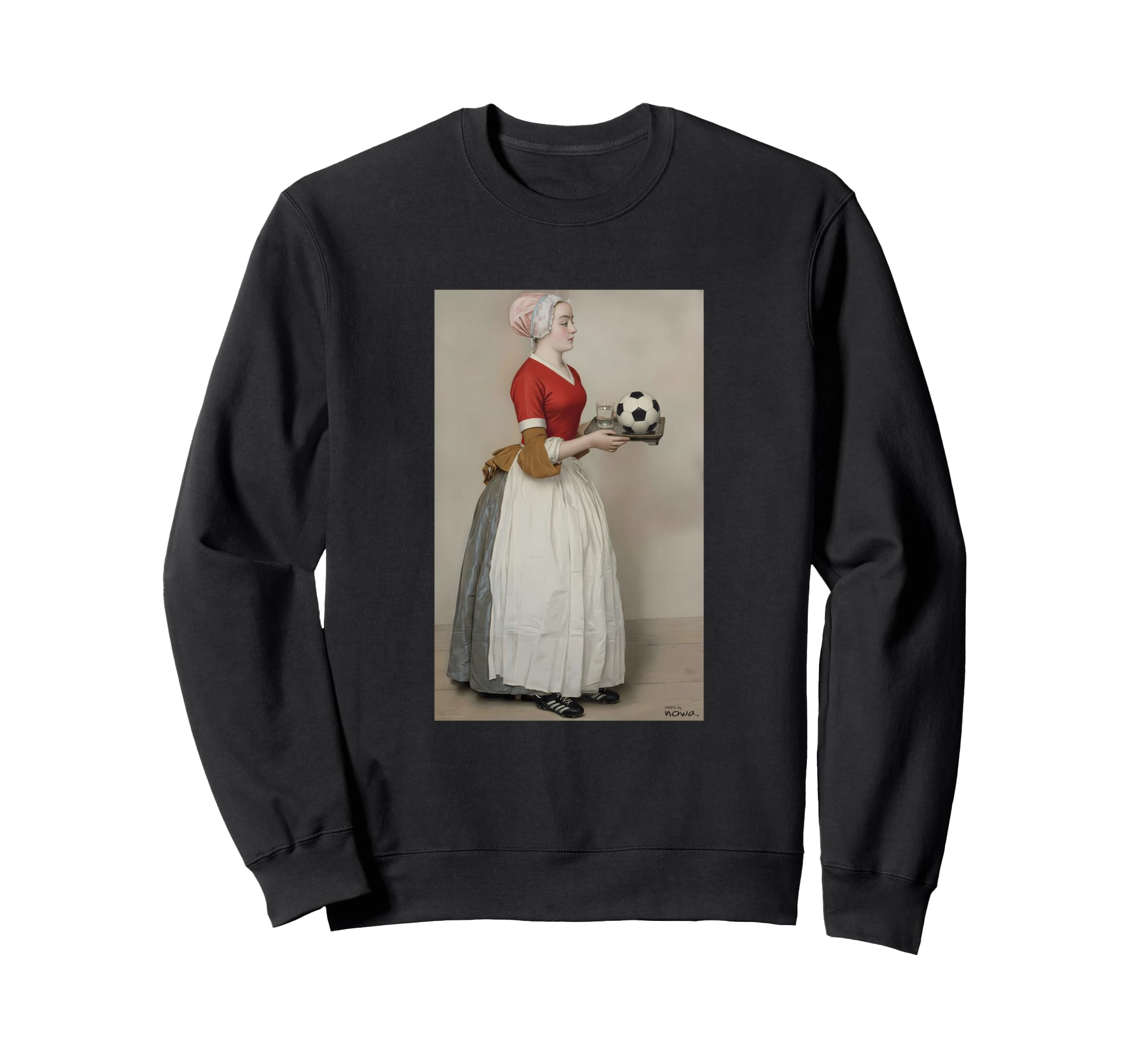 Serving Football Red Soccer Outfit Sweatshirt - Novelty Apparel for Adults - T-Shirt, Sweatshirt, Hoodie