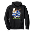 Uruguay Soccer Dab Flag Hoodie - Casual Everyday Wear Unisex - T-Shirt, Sweatshirt, Hoodie