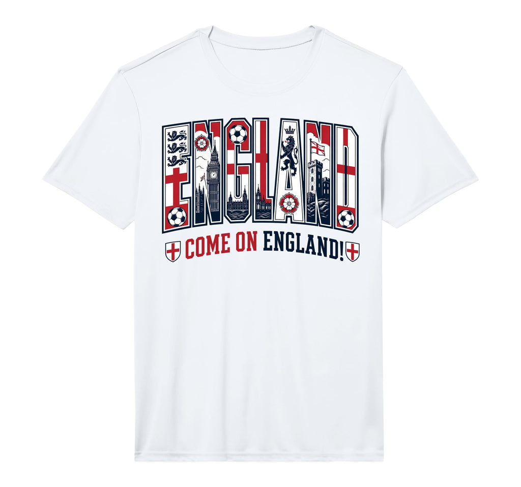 England Soccer 2026 British Fans T-Shirt - Custom Art Print Men Women - T-Shirt, Sweatshirt, Hoodie
