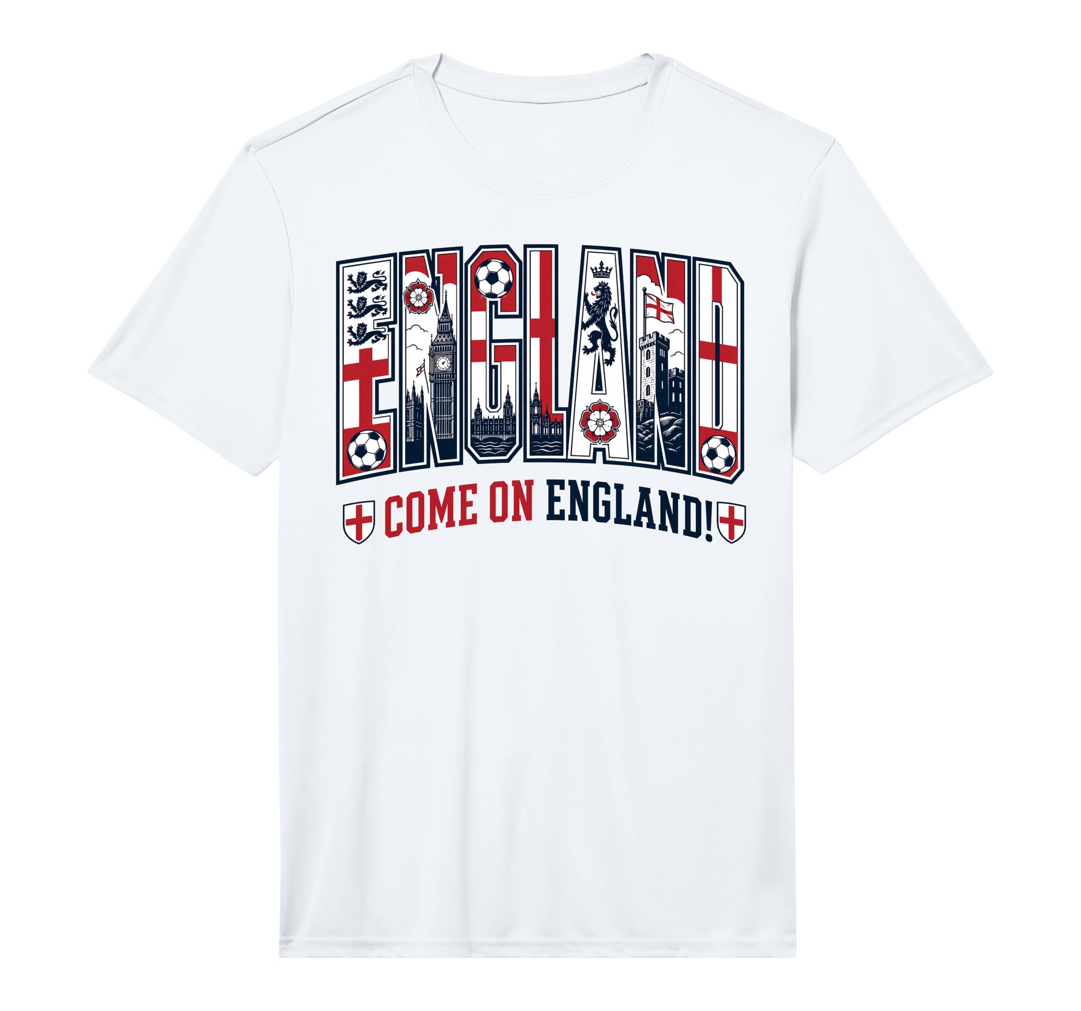 England Soccer 2026 British Fans T-Shirt - Custom Art Print Men Women - T-Shirt, Sweatshirt, Hoodie