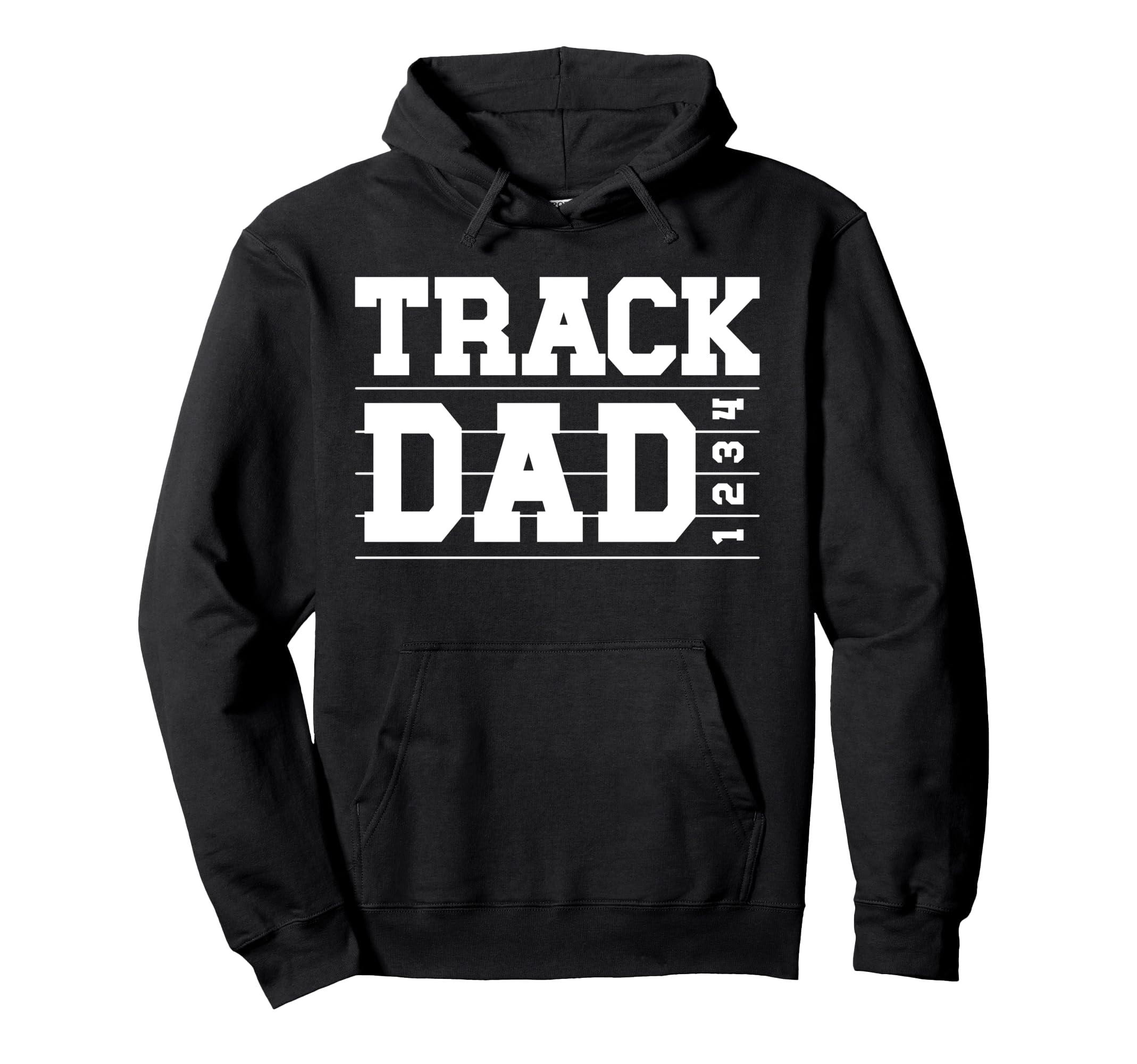 Track Dad Track And Field Athlete Dad Hoodie - Novelty Apparel Men Women - T-Shirt, Sweatshirt, Hoodie