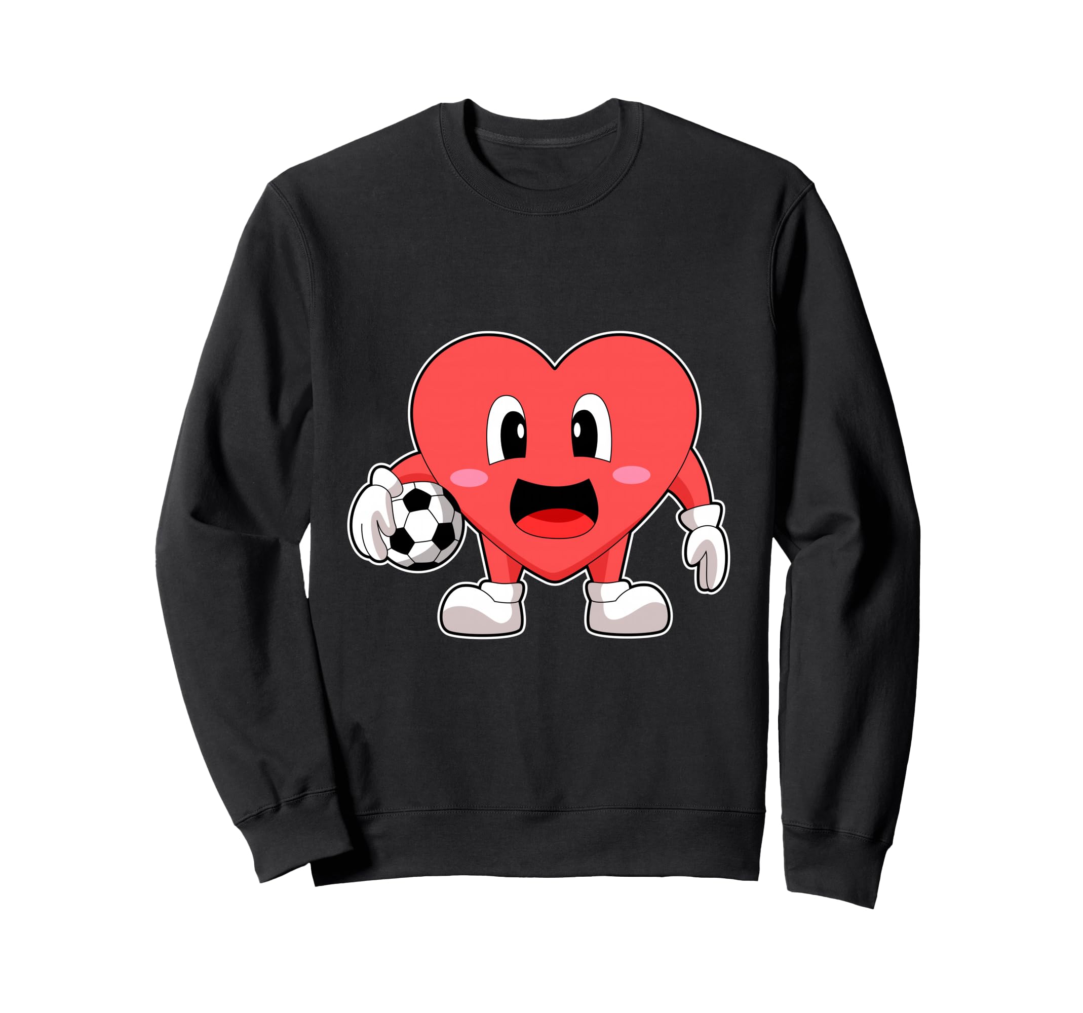 Heart Soccer Player Soccer Sports Sweatshirt - Trendy Graphic Unisex - T-Shirt, Sweatshirt, Hoodie