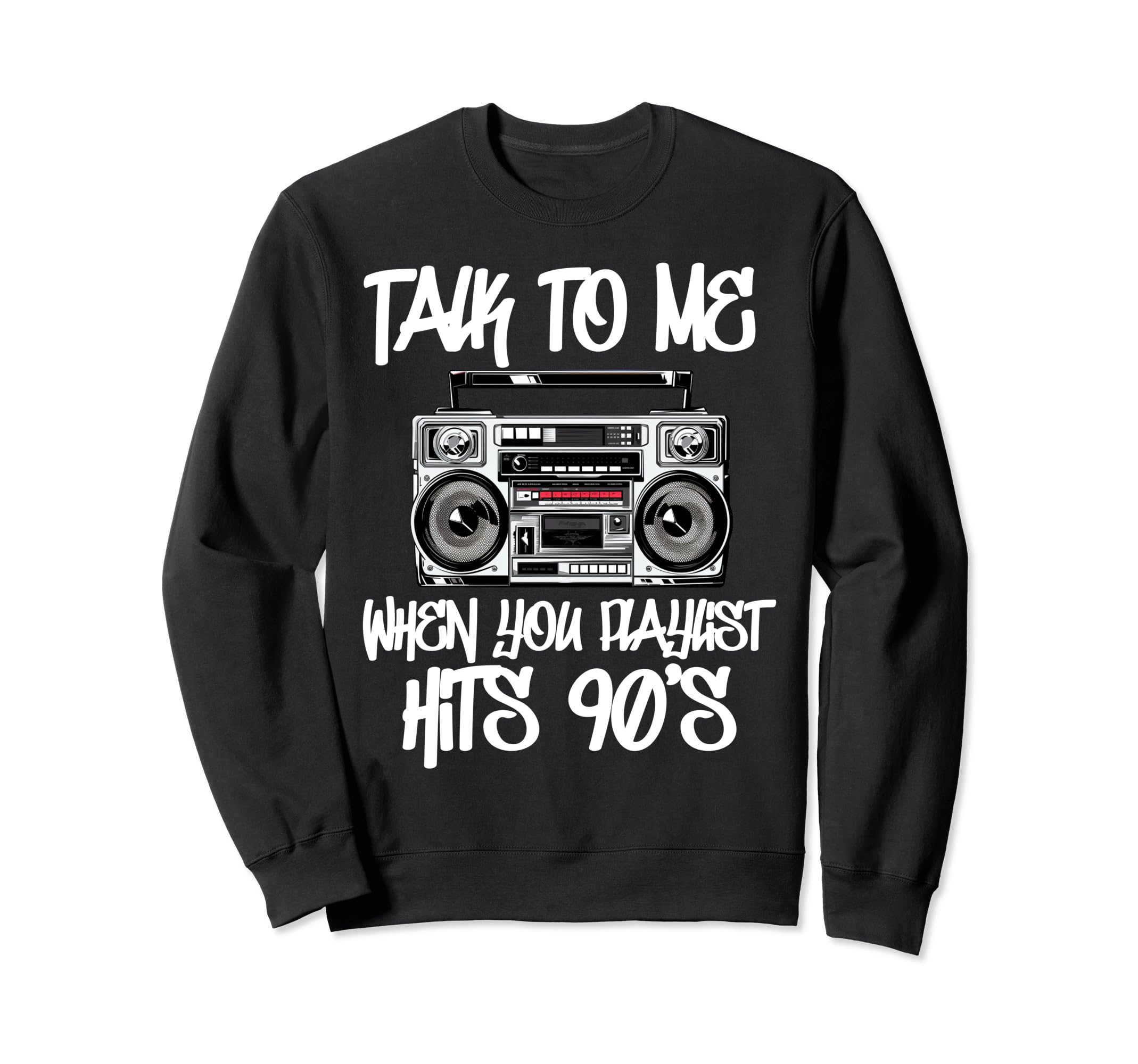 Hip Hop Old School 90S Rap Sweatshirt - Casual Everyday Wear for Adults - T-Shirt, Sweatshirt, Hoodie