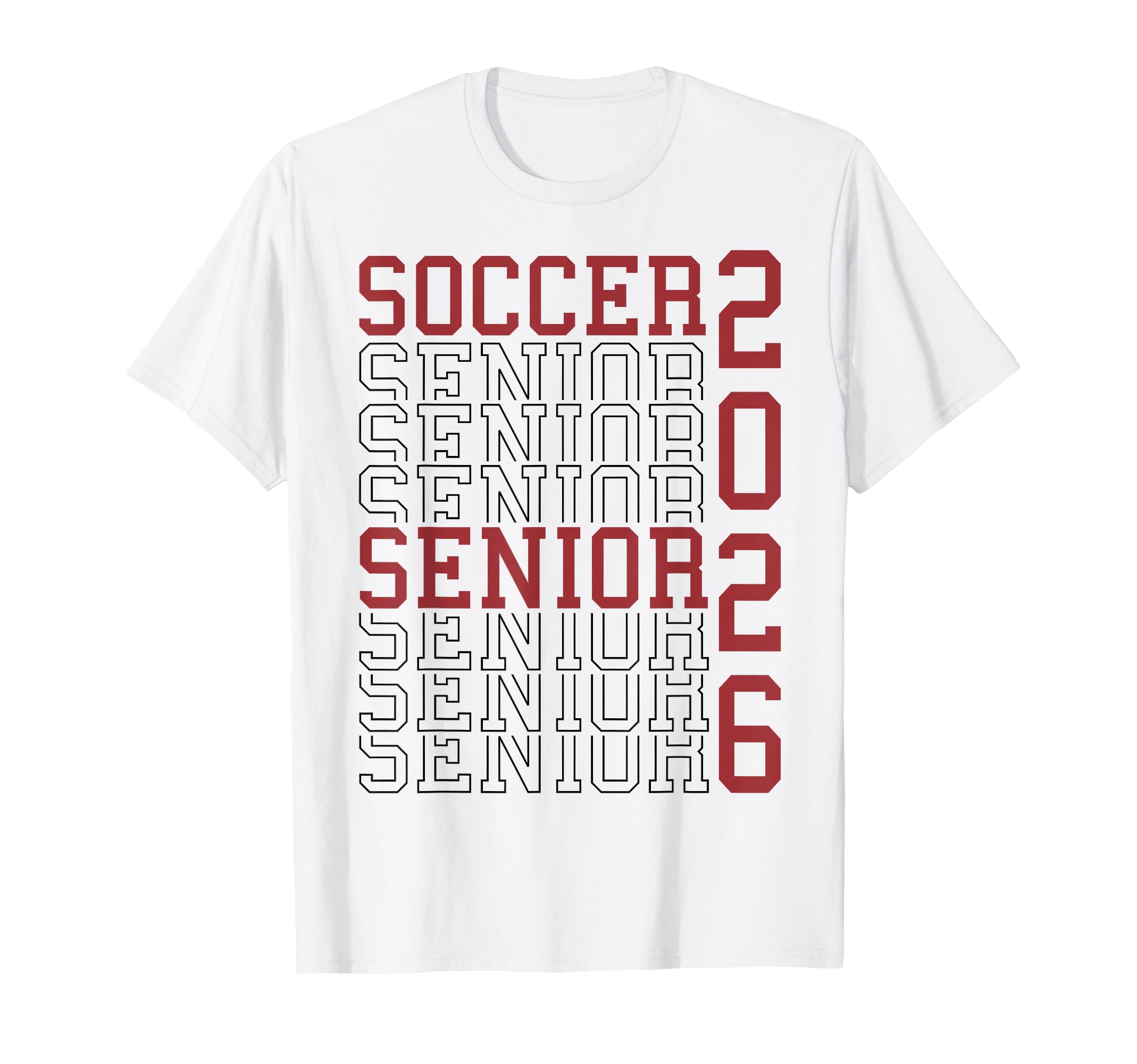 Soccer Senior Night Soccer Senior 2026 T-Shirt - Fun Novelty Design Unisex - T-Shirt, Sweatshirt, Hoodie