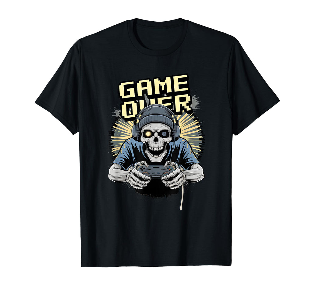 Game Over Video Games Gaming Arcade T-Shirt - Fun Novelty Design Unisex - T-Shirt, Sweatshirt, Hoodie