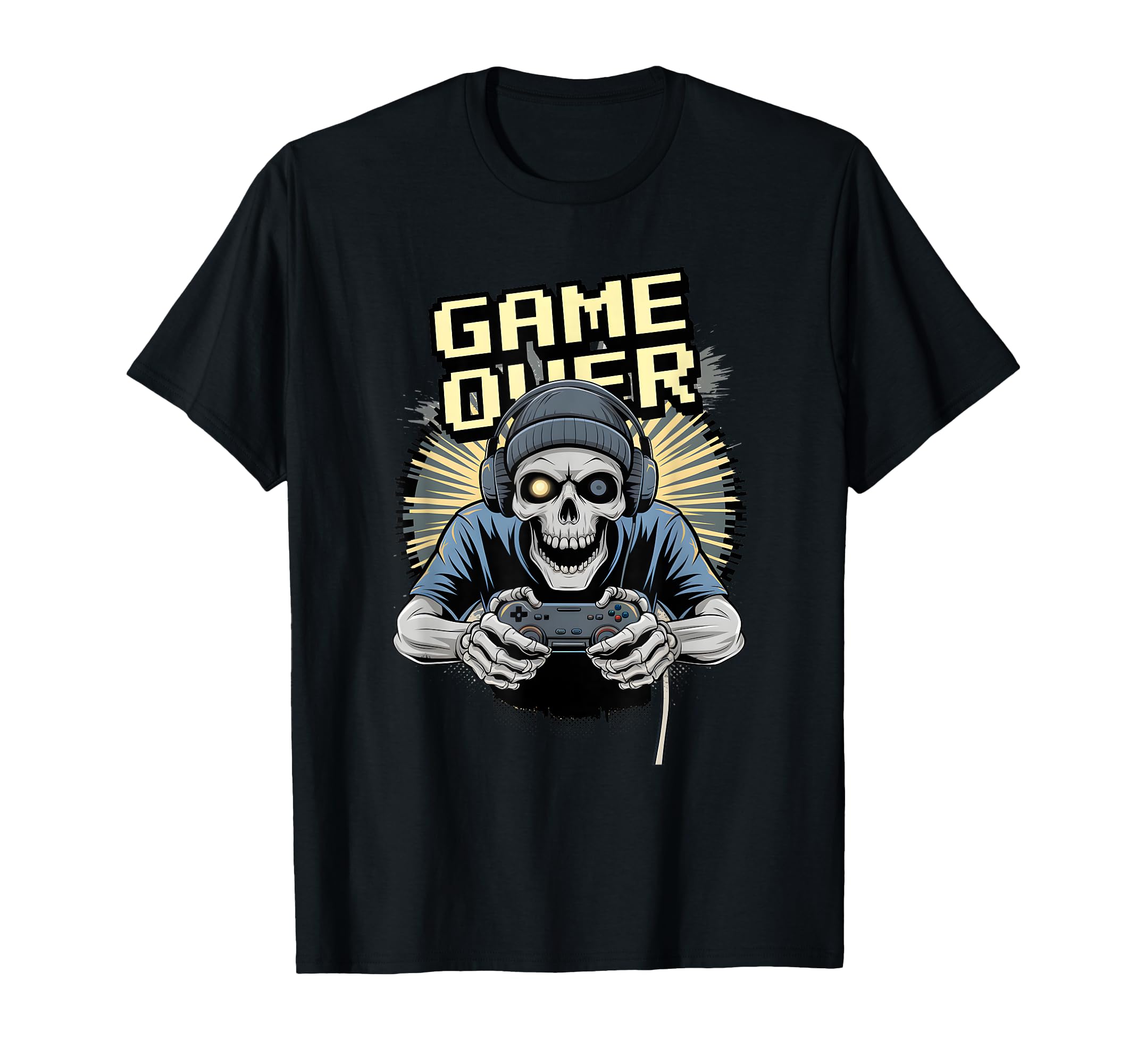 Game Over Video Games Gaming Arcade T-Shirt - Fun Novelty Design Unisex - T-Shirt, Sweatshirt, Hoodie