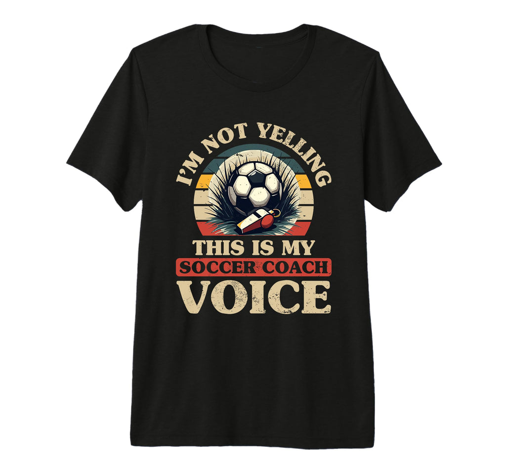 Coaching Soccer Dad Coach Soccer T-Shirt - Minimalist Print Men Women - T-Shirt, Sweatshirt, Hoodie