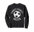 Finney County Soccer Distressed 90S Sweatshirt - Trendy Graphic Men Women - T-Shirt, Sweatshirt, Hoodie