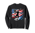 Usa Patriotic Soccer Lover Dad Sweatshirt - Aesthetic Graphic for Adults - T-Shirt, Sweatshirt, Hoodie