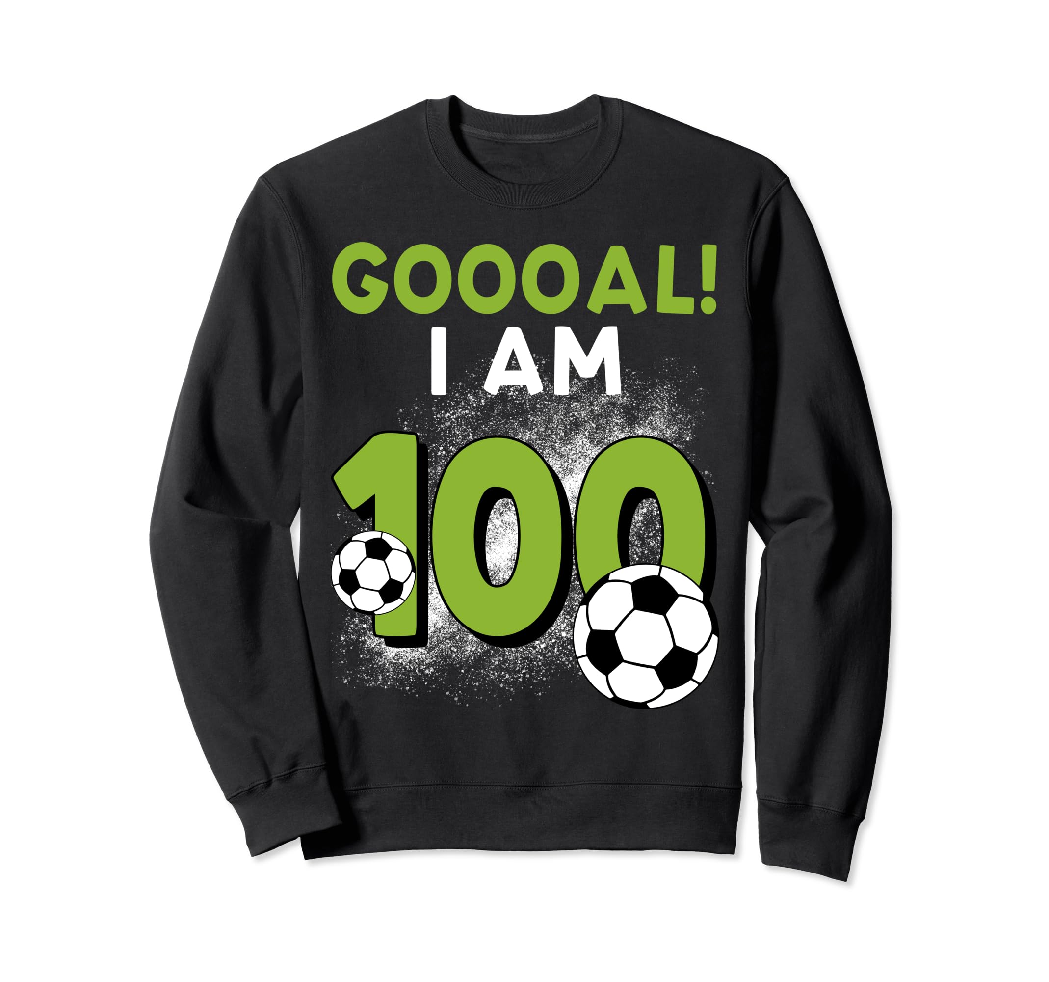 100Th Birthday Soccer Theme 100Year Sweatshirt - Unique Graphic Men Women - T-Shirt, Sweatshirt, Hoodie