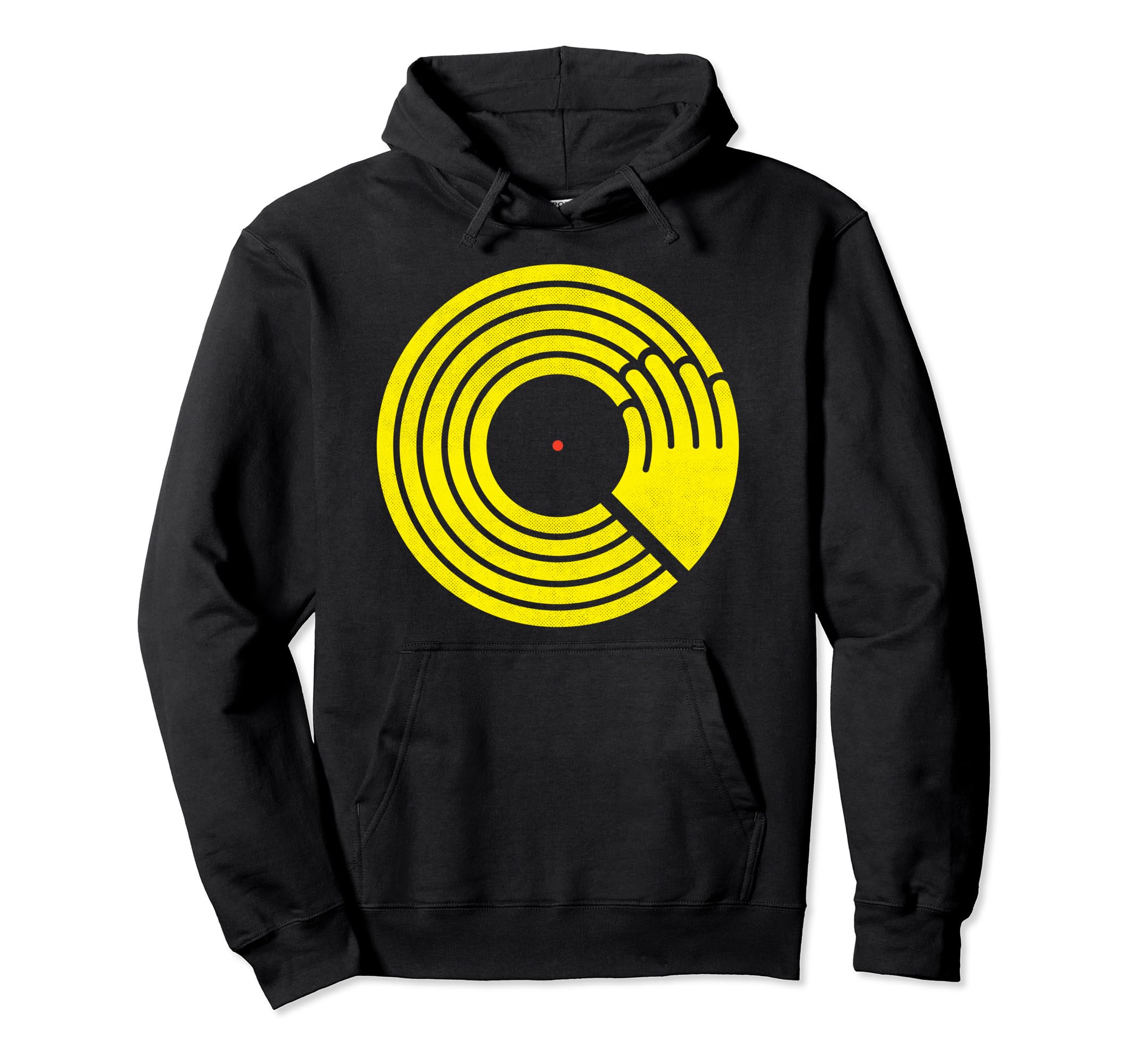 Hip Hop Rap Vinyl Dj Old School Hoodie - Minimalist Print Men Women - T-Shirt, Sweatshirt, Hoodie