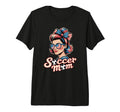 Patriotic Soccer Mom American Flag T-Shirt - Custom Art Print for Adults - T-Shirt, Sweatshirt, Hoodie