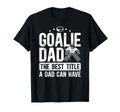 Ice Hockey Goalie Dad Best Title Ice T-Shirt - Custom Art Print for Adults - T-Shirt, Sweatshirt, Hoodie