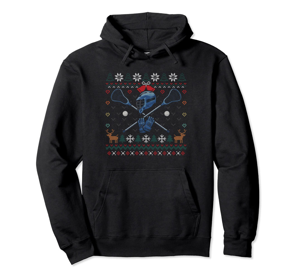 Lacrosse Ugly Ball Sports Player Hoodie - Casual Everyday Wear Unisex - T-Shirt, Sweatshirt, Hoodie