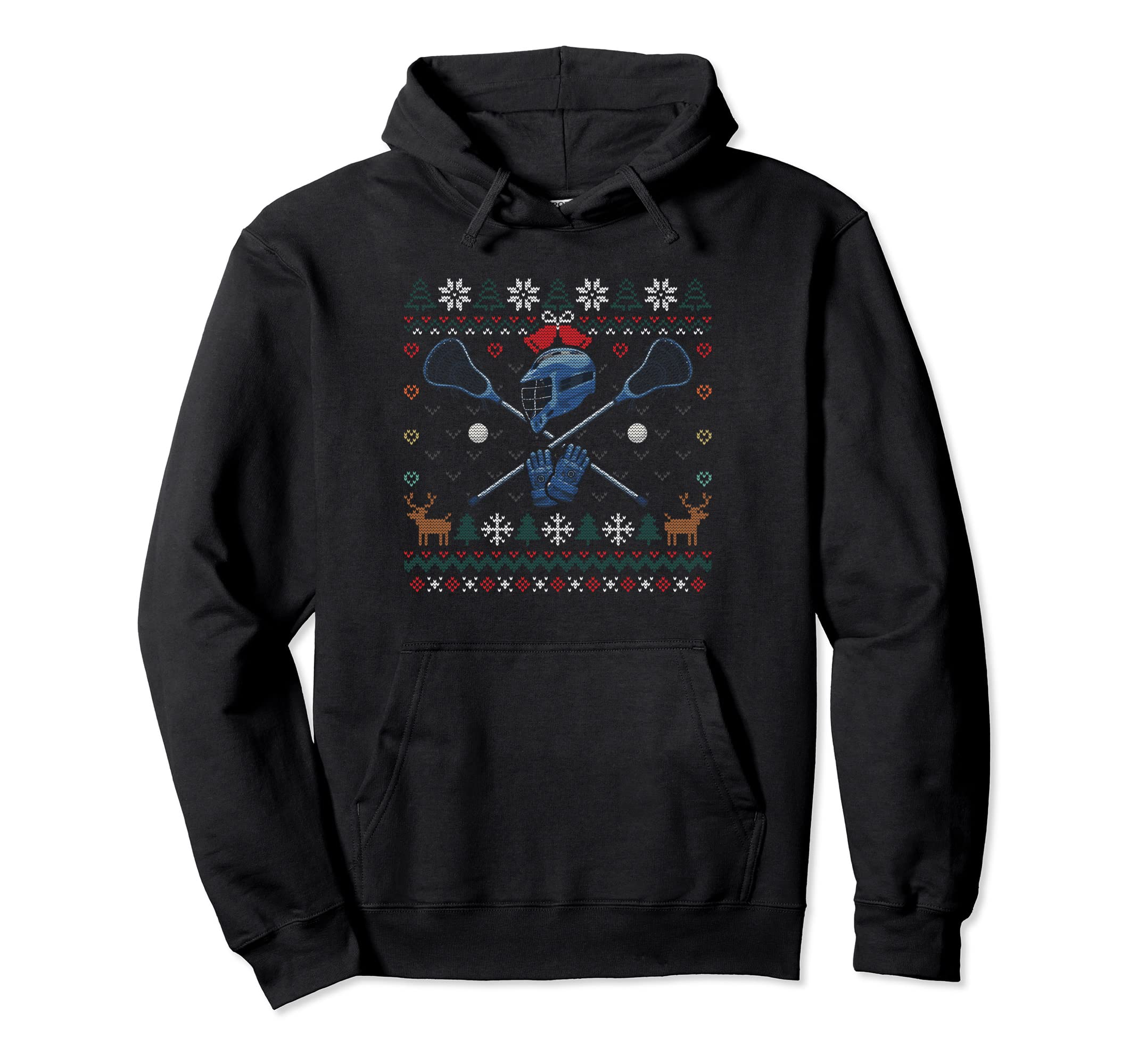 Lacrosse Ugly Ball Sports Player Hoodie - Casual Everyday Wear Unisex - T-Shirt, Sweatshirt, Hoodie