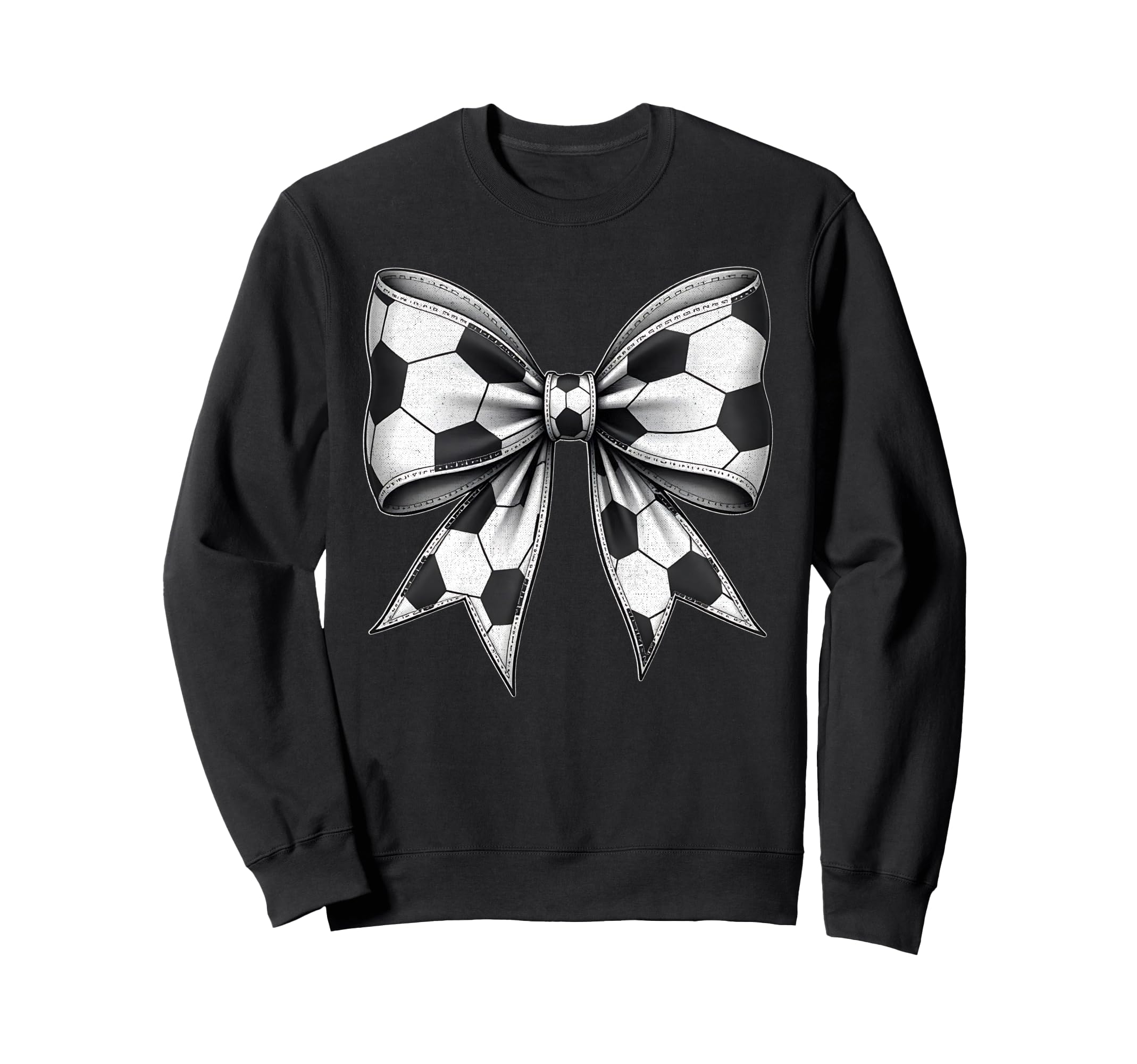 Soccer Ball Coquette Preppy Sweatshirt - Custom Art Print for Adults - T-Shirt, Sweatshirt, Hoodie