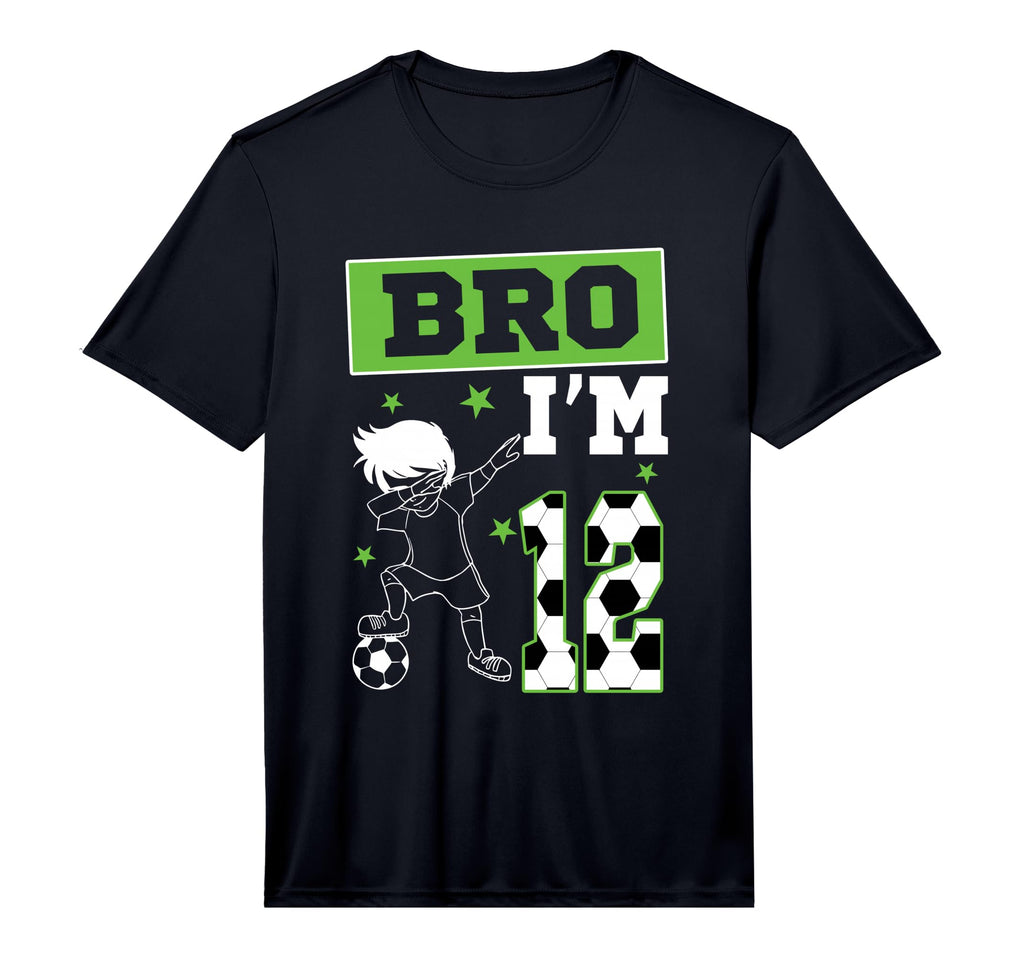 Bro Im 12Th Birthday Soccer Theme Party T-Shirt - Unique Graphic Men Women - T-Shirt, Sweatshirt, Hoodie