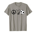 Peace Love Soccer Shirts Coaches T-Shirt - Streetwear Style for Adults - T-Shirt, Sweatshirt, Hoodie