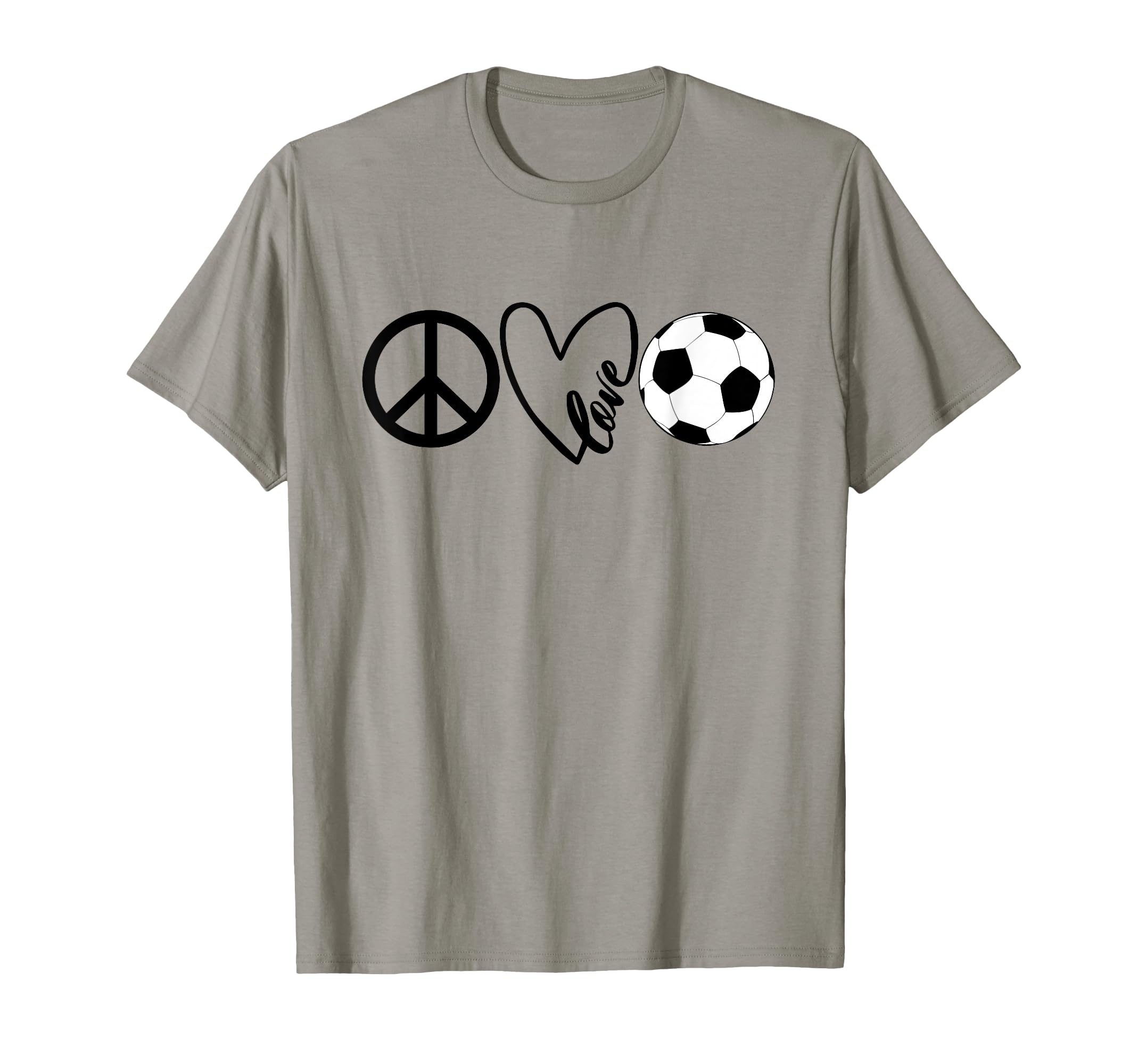Peace Love Soccer Shirts Coaches T-Shirt - Streetwear Style for Adults - T-Shirt, Sweatshirt, Hoodie