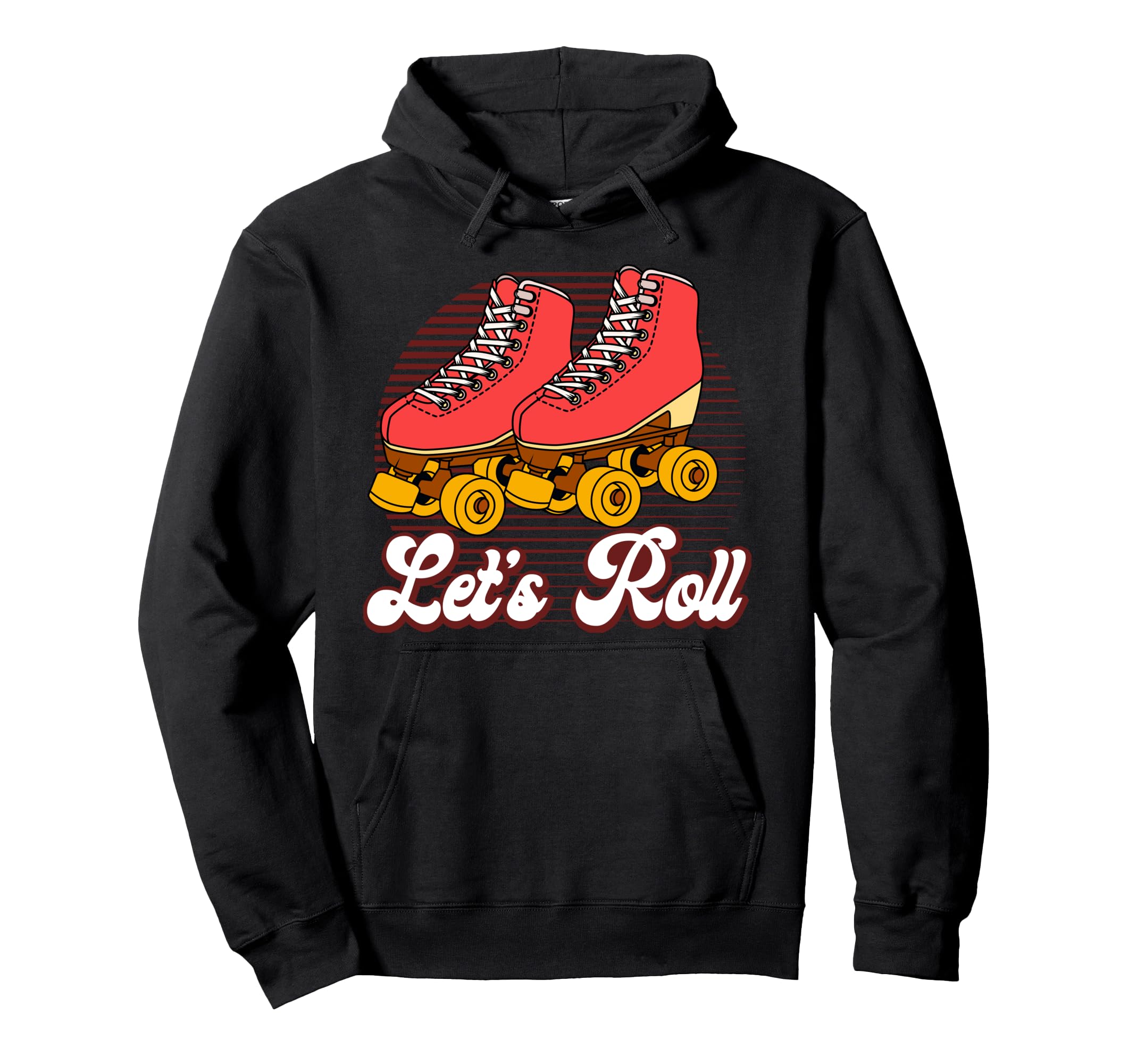 Roller Skating Skate 1970S Hoodie - Casual Everyday Wear for Adults - T-Shirt, Sweatshirt, Hoodie