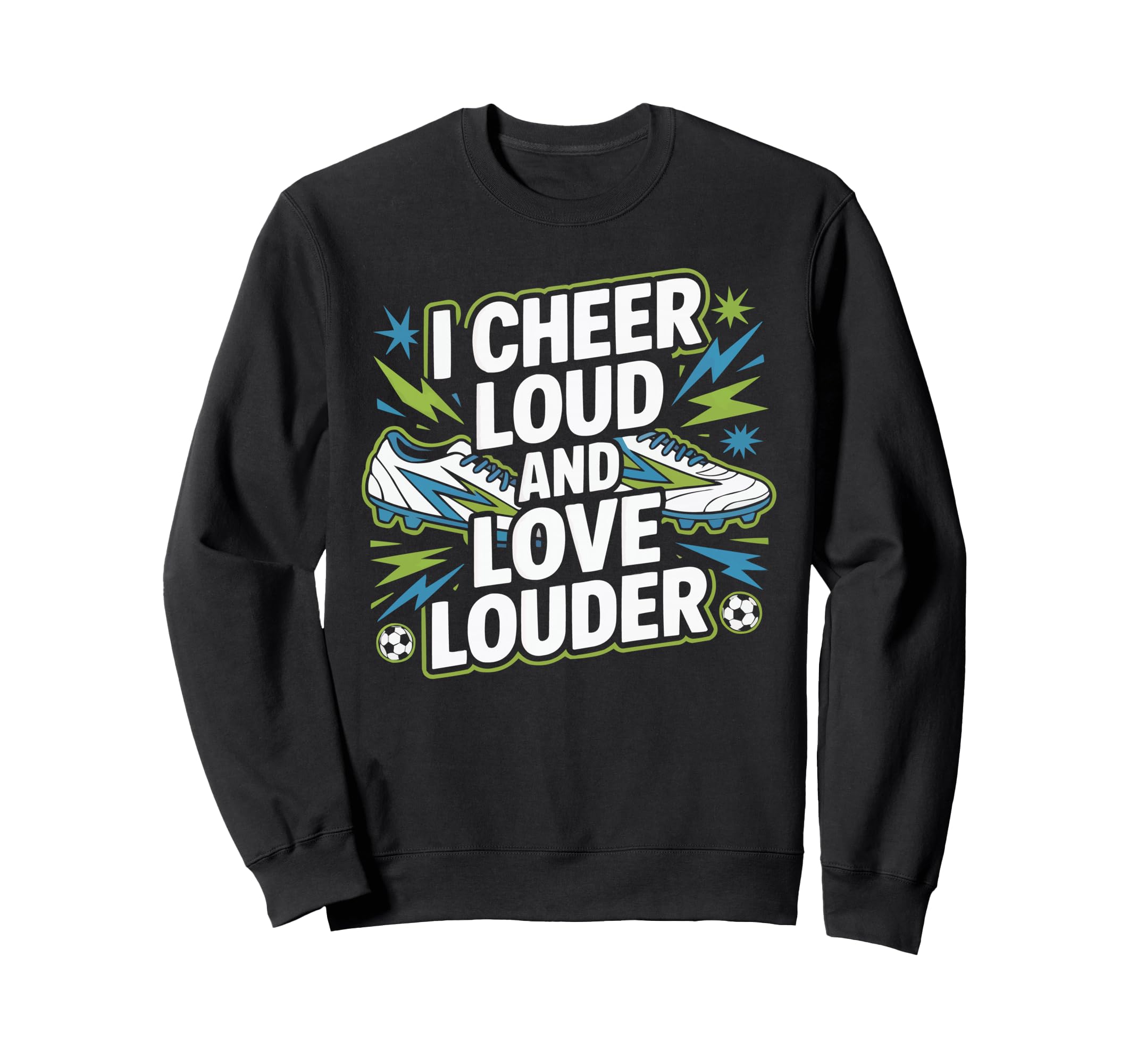 Soccer Player Soccer Dad Kick Sport Sweatshirt - Graphic Print Men Women - T-Shirt, Sweatshirt, Hoodie