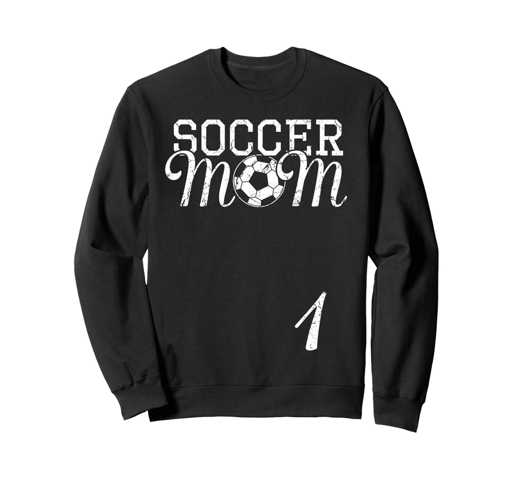 Soccer Mom Jersey Number 1 Favorite Sweatshirt - Aesthetic Graphic Unisex - T-Shirt, Sweatshirt, Hoodie