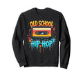 Playful Old School Hiphop Sweatshirt - Aesthetic Graphic for Adults - T-Shirt, Sweatshirt, Hoodie