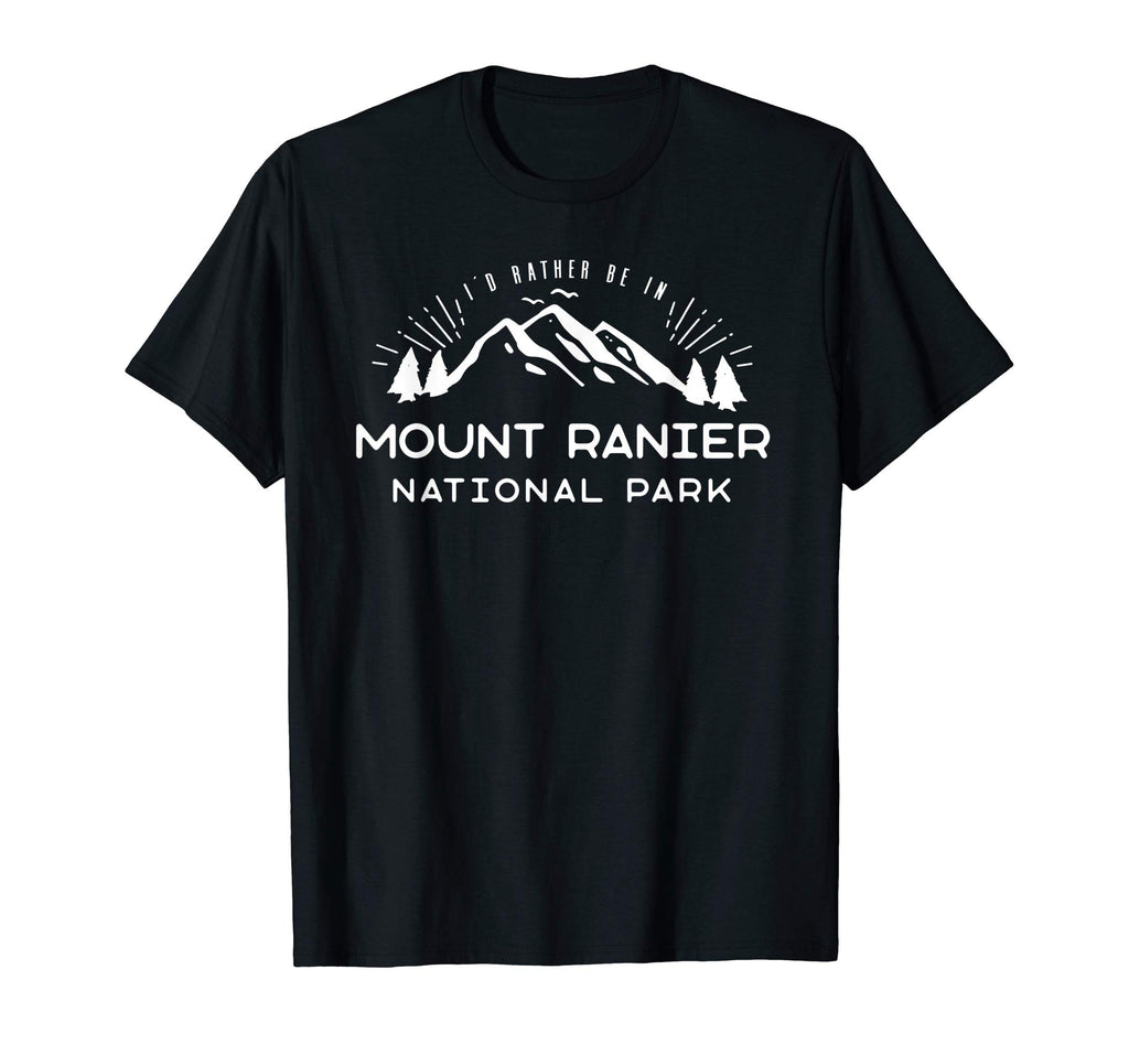 National Park Gift Mount Ranier T-Shirt - Custom Art Print for Adults - T-Shirt, Sweatshirt, Hoodie
