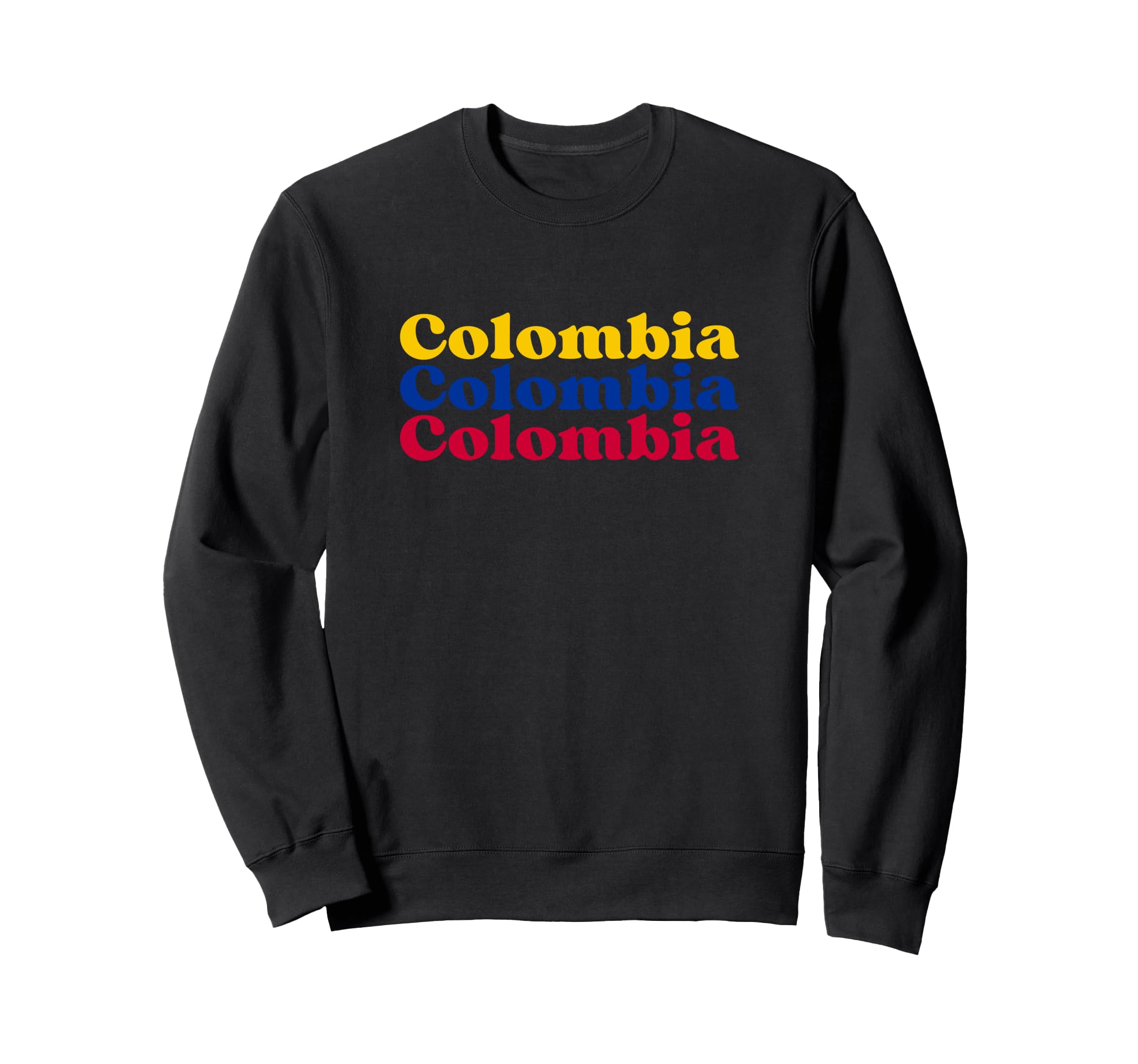 Patriotic Colombian Flag Colombia Sweatshirt - Unique Graphic Men Women - T-Shirt, Sweatshirt, Hoodie