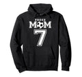 Number 7 Custom Proud Soccer Futbol Hoodie - Fun Novelty Design for Adults - T-Shirt, Sweatshirt, Hoodie