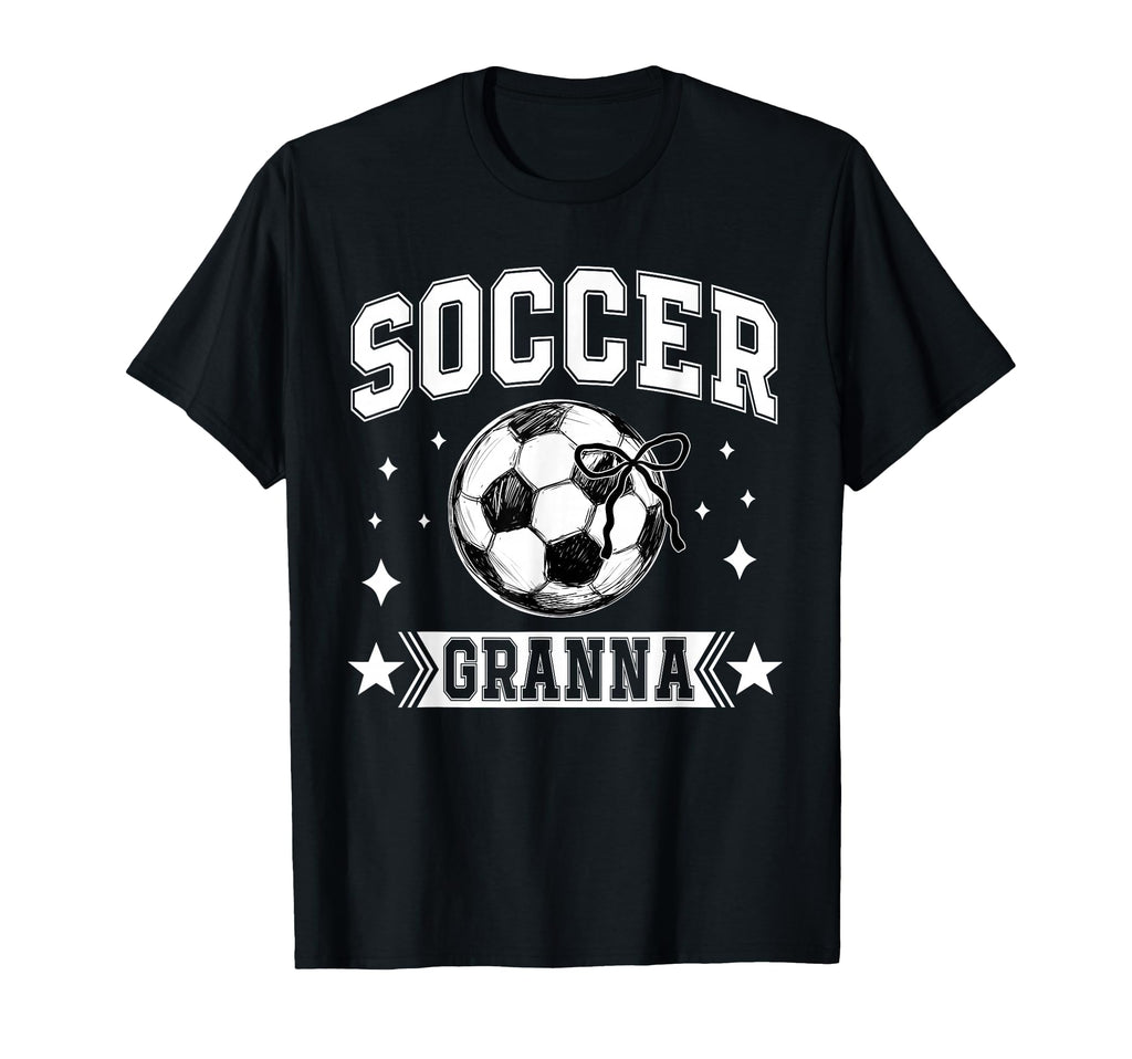 Coquette Bow Soccer Granna Soccer T-Shirt - Minimalist Print for Adults - T-Shirt, Sweatshirt, Hoodie